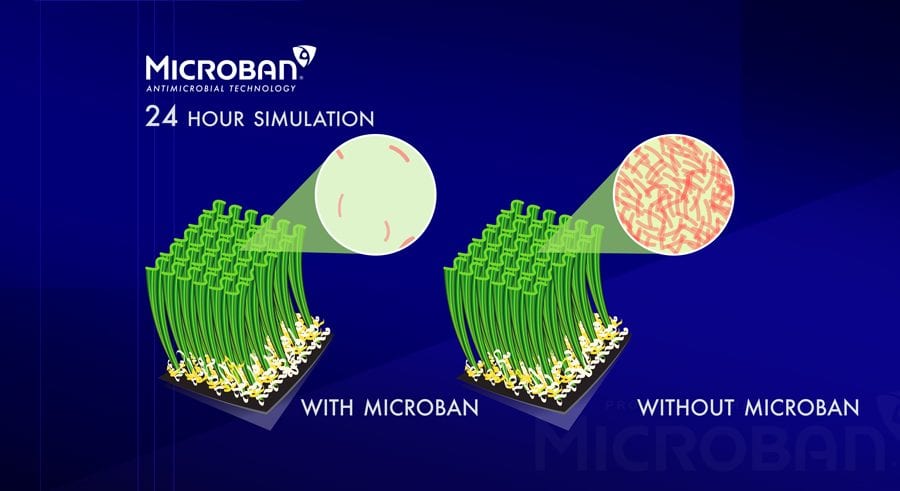 Microban Technology keeps Artificial Turf Cleaner & Fresher, Anaheim